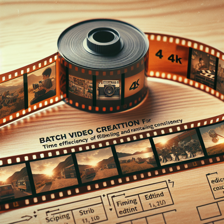 How to Batch Create Videos to Save Time and Stay Consistent