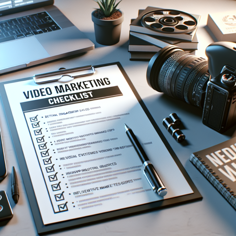 The Ultimate Video Marketing Checklist to Boost Engagement and Sales