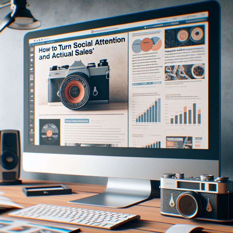 How to turn social media attention into actual sales