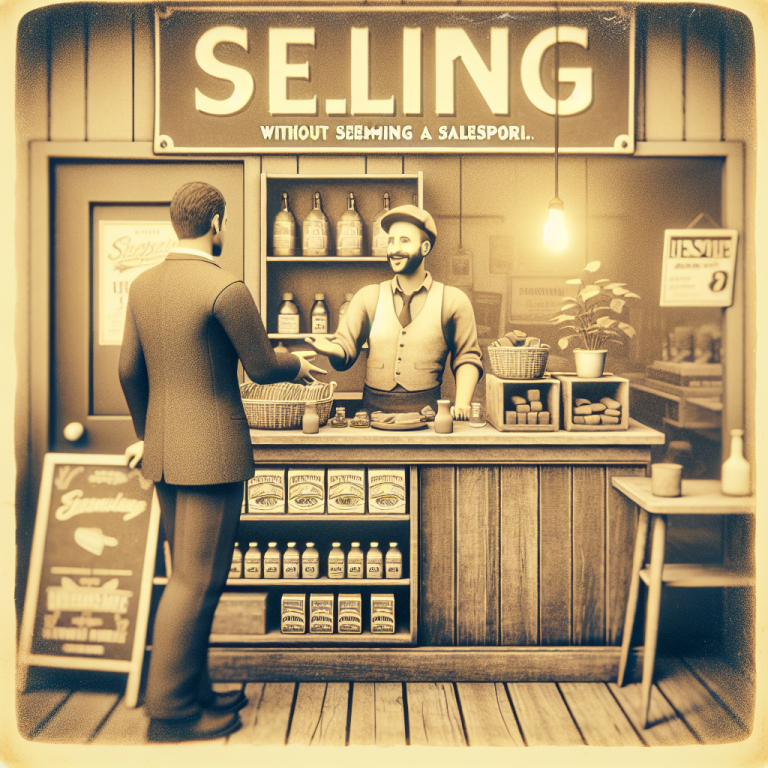 How to sell without sounding like a salesperson