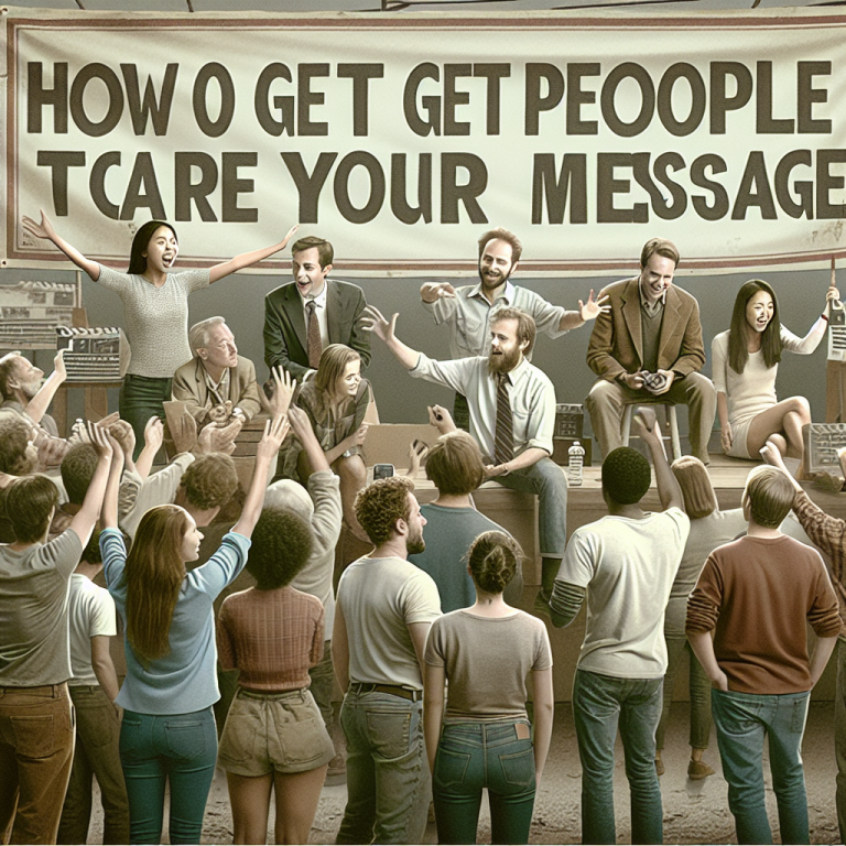 How to get people to care about your message