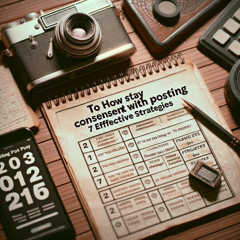 How to Stay Consistent with Posting: 7 Effective Strategies for 2025