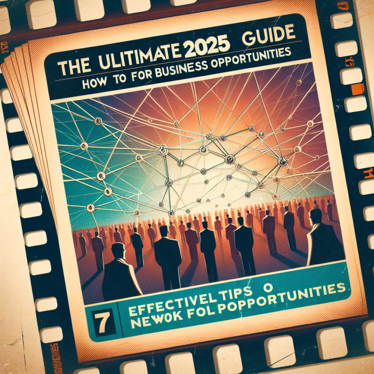The Ultimate 2025 Guide: 7 Effective Tips on How to Network for Business Opportunities