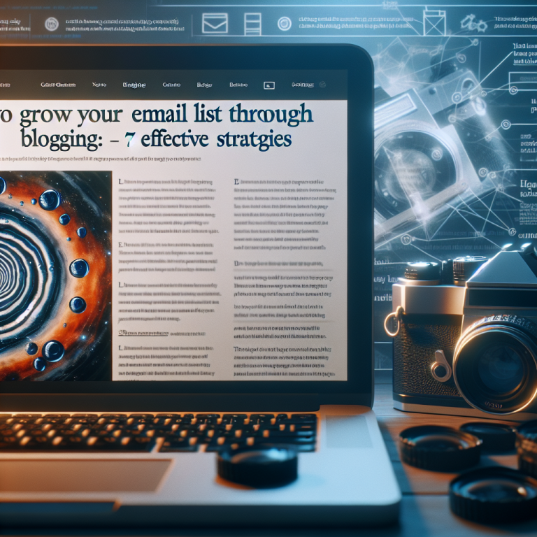 How to Grow Your Email List Through Blogging in 2025: 7 Effective Strategies