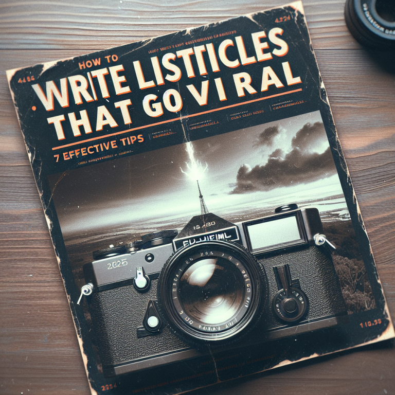 How to Write Listicles That Go Viral: 7 Effective Tips for 2025