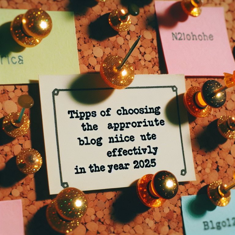 How to Choose the Right Blog Niche: 7 Effective Tips for 2025