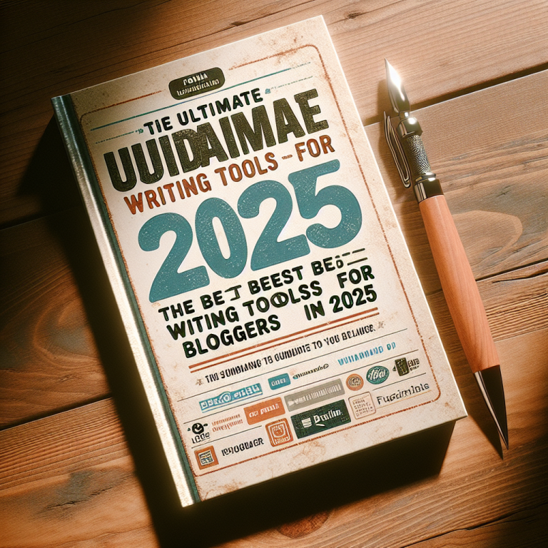 The Ultimate Guide to the 10 Best Writing Tools for Bloggers in 2025