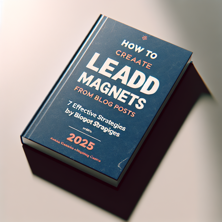 How to Create Lead Magnets from Blog Posts: 7 Effective Strategies for 2025