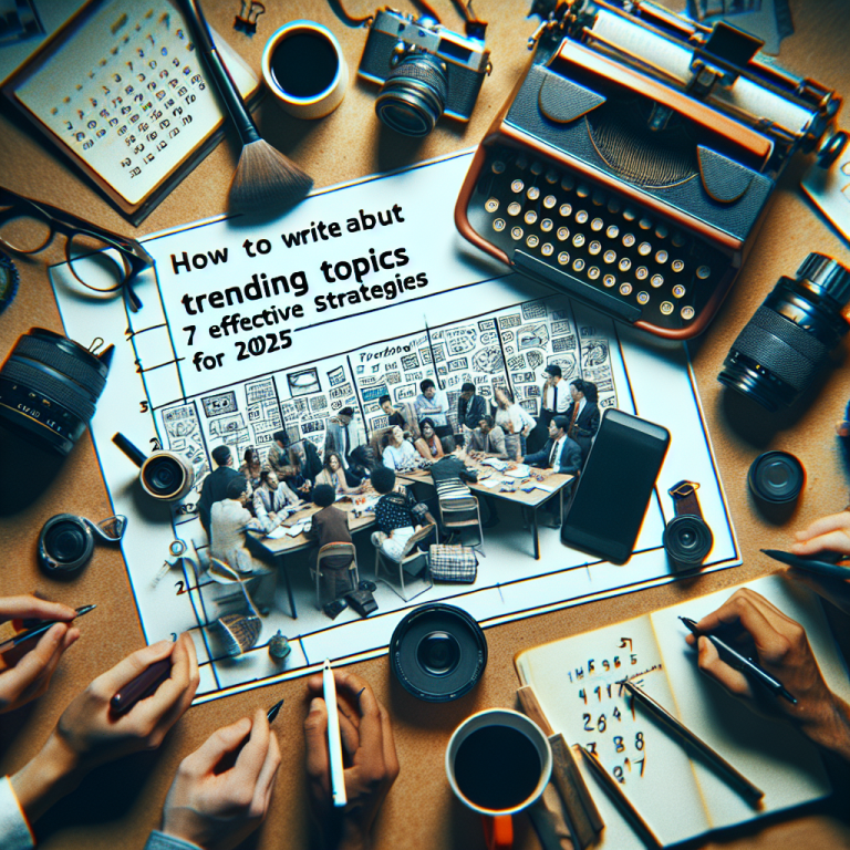 How to Write About Trending Topics: 7 Effective Strategies for 2025