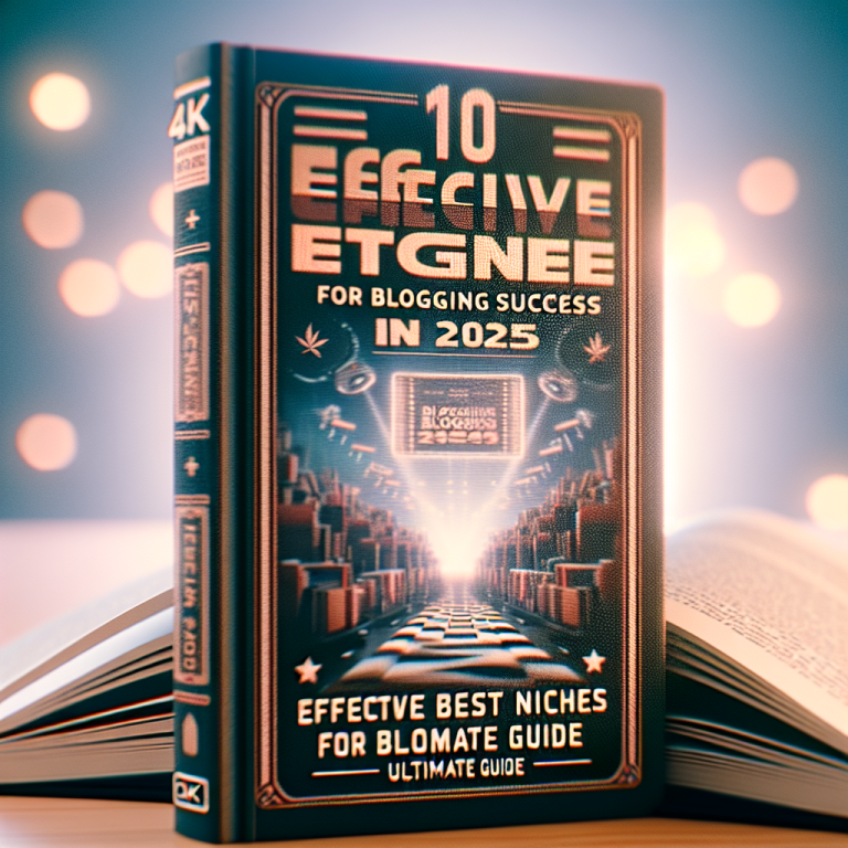 10 Effective best niches for blogging success in 2025: Ultimate Guide