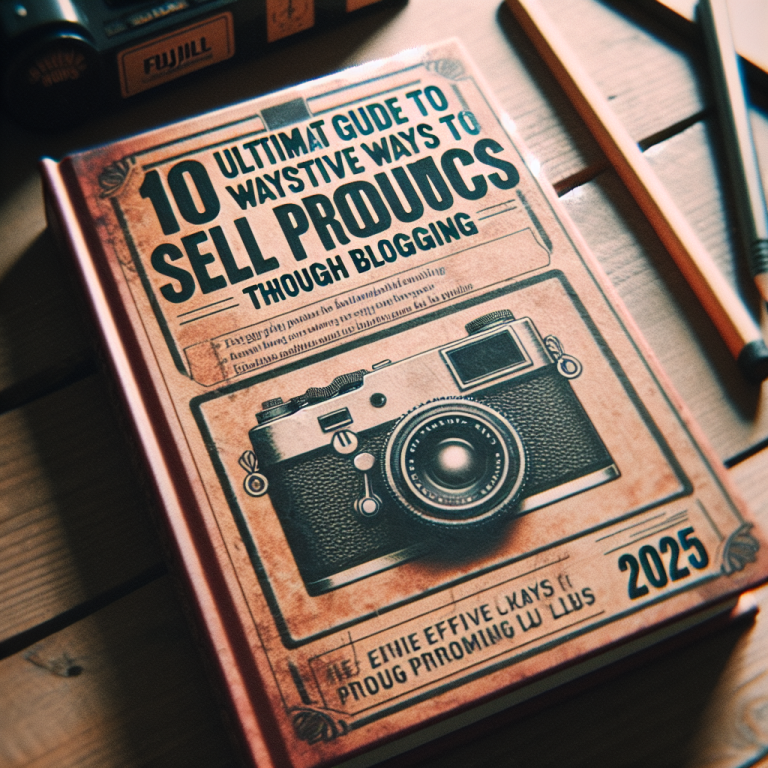 The Ultimate Guide to 10 Effective Ways to Sell Products Through Blogging in 2025