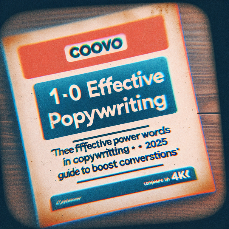 10 Effective Power Words in Copywriting (2025 Guide to Boost Conversions)