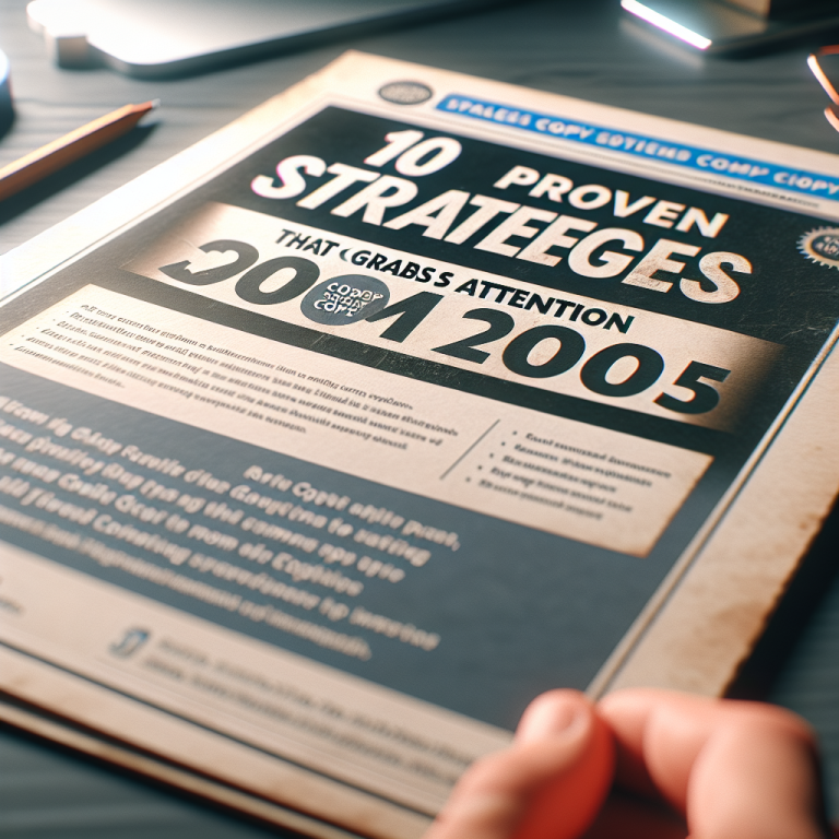 10 Proven Strategies for sales copy that grabs attention in 2025