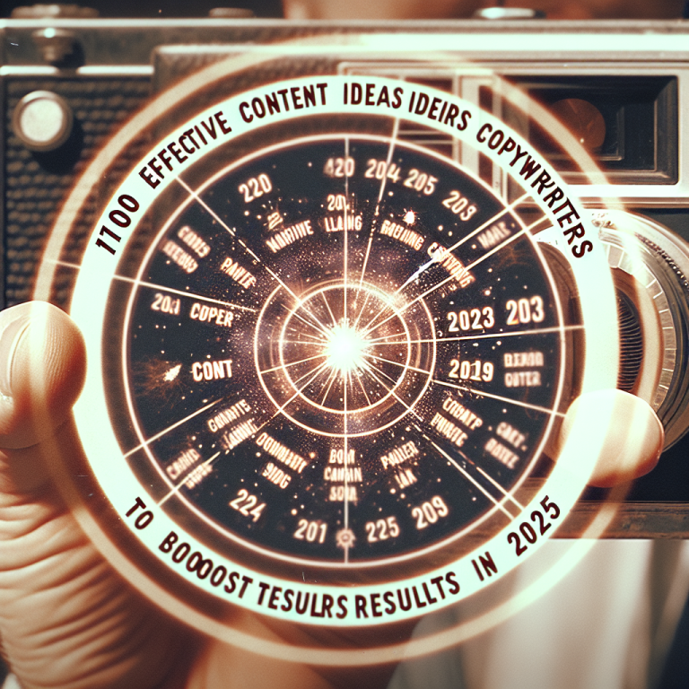 10 Effective Content Ideas for Copywriters to Boost Results in 2025