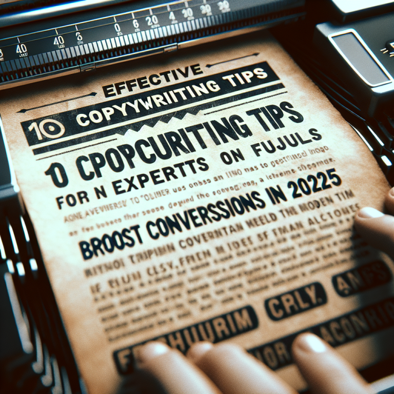 10 Effective Copywriting Tips from Experts to Boost Conversions in 2025