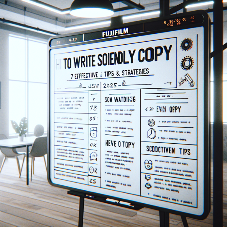 How to Write SEO Friendly Copy: 7 Effective Tips & Strategies for 2025
