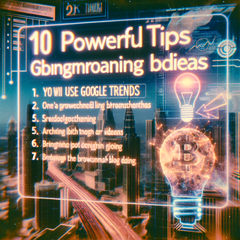 10 Powerful Tips on How to Use Google Trends for Blog Ideas in 2025