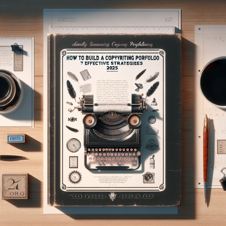 How to Build a Copywriting Portfolio: 7 Effective Strategies for 2025