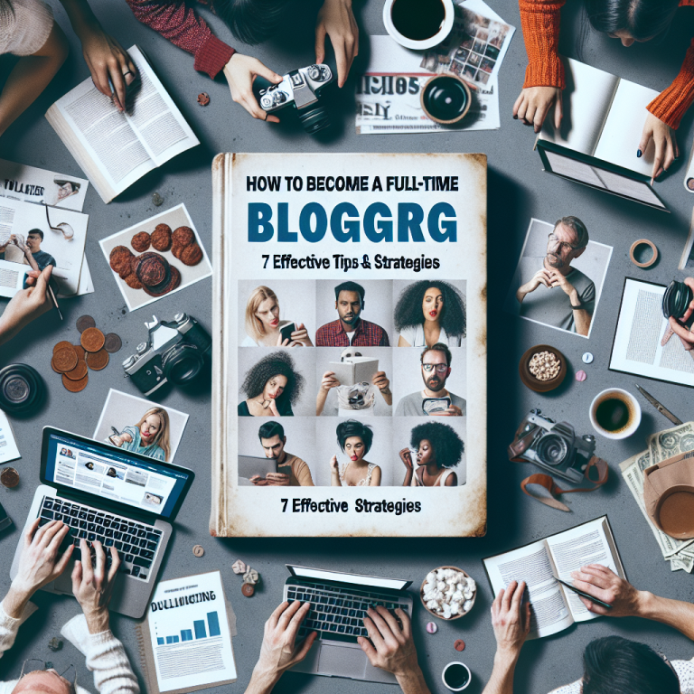 How to Become a Full Time Blogger in 2025: 7 Effective Tips & Strategies