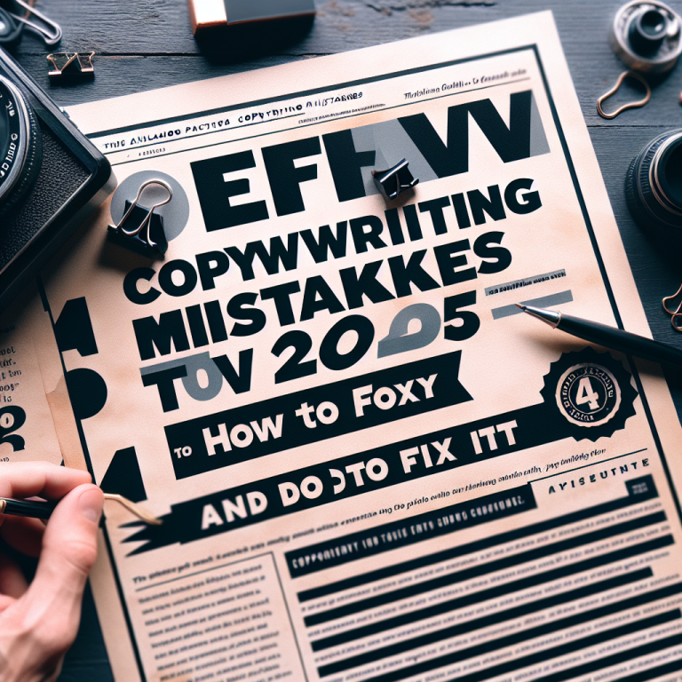 10 Effective Copywriting Mistakes to Avoid in 2025 (And How to Fix Them)