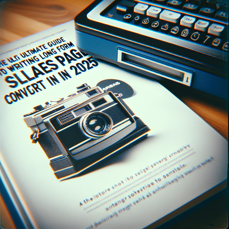 The Ultimate Guide to Writing Long Form Sales Pages That Convert in 2025