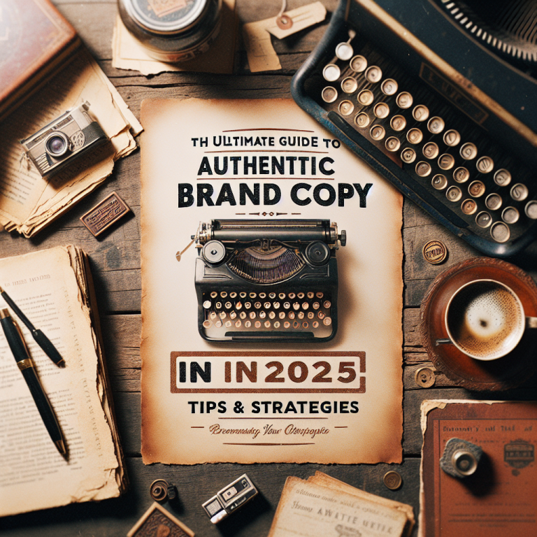 The Ultimate Guide to Writing Authentic Brand Copy in 2025: Tips & Strategies