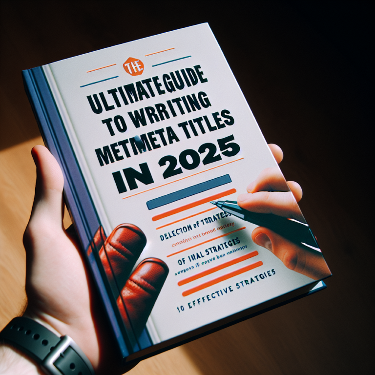 The Ultimate Guide to Writing Compelling Meta Titles in 2025: 10 Effective Strategies