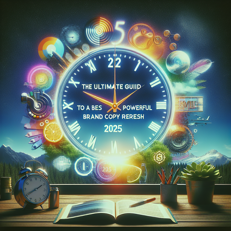 The Ultimate Guide to a Powerful Brand Copy Refresh in 2025 (Tips & Strategies)