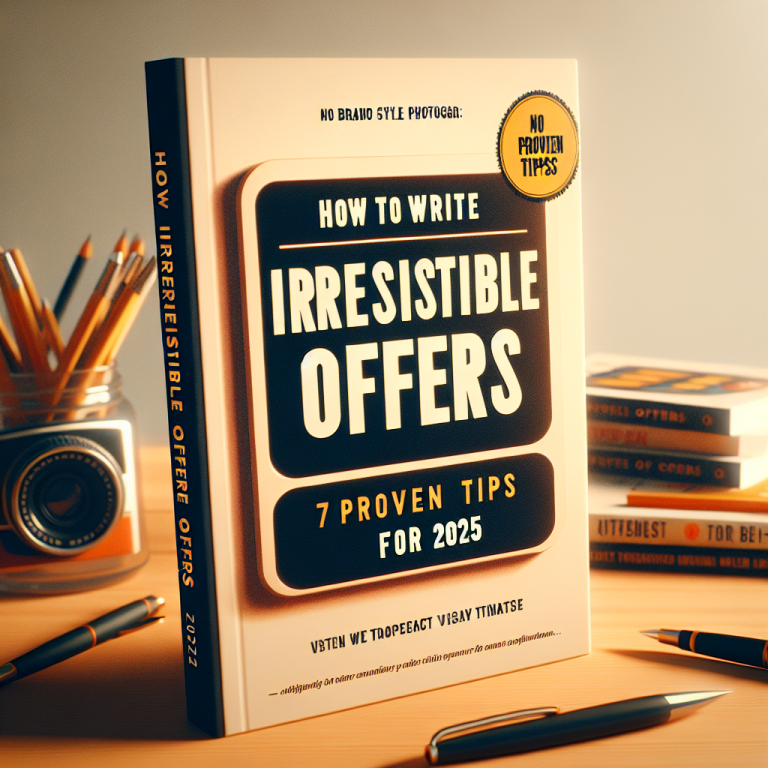 How to Write Irresistible Offers: 7 Proven Tips for 2025