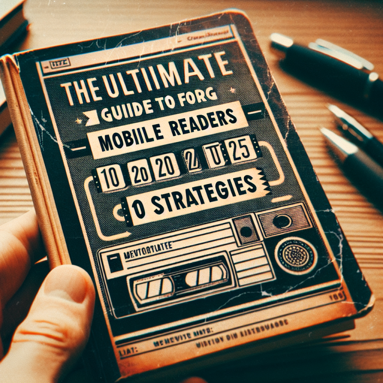 The Ultimate Guide to Writing for Mobile Readers in 2025: 10 Effective Strategies