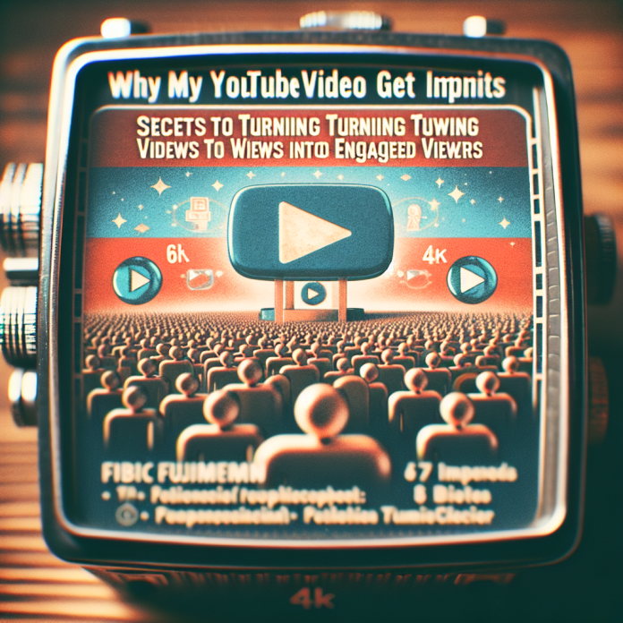 Why My YouTube Videos Get Impressions but No Clicks: Secrets to Turning Views into Engaged Viewers