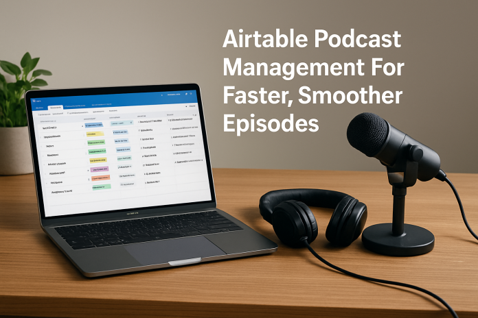Airtable podcast management