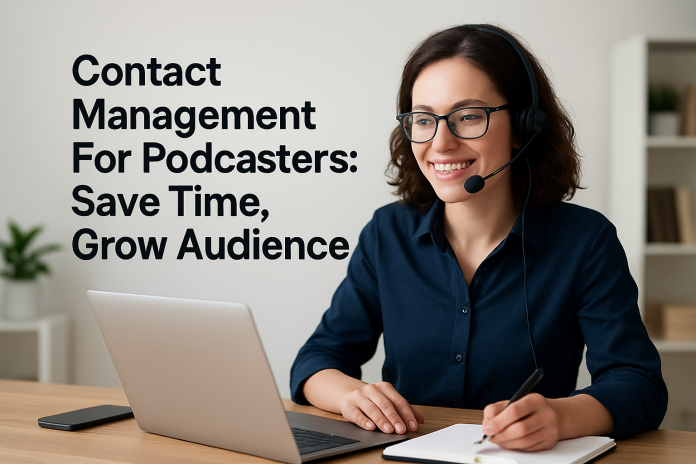 contact management for podcasters