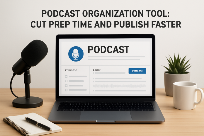 Podcast Organization Tool: Cut Prep Time And Publish Faster podcast organization tool
