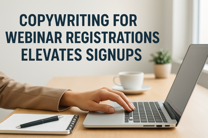 copywriting for webinar registrations