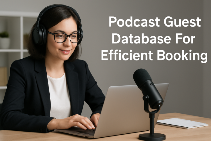 podcast guest database