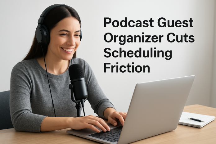 podcast guest organizer