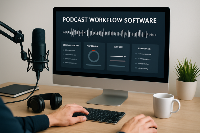 podcast workflow software