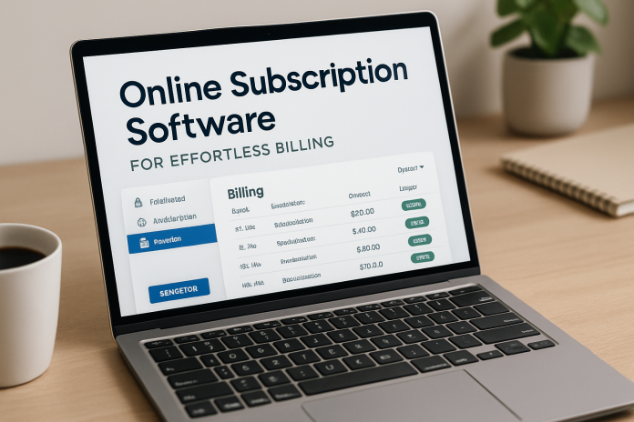 online subscription software